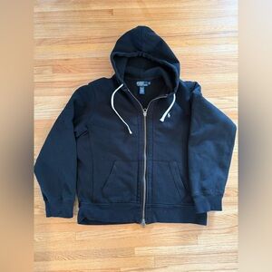 Vintage Polo Ralph Lauren Waffle Lined Hooded Zip Sweatshirt Size XL